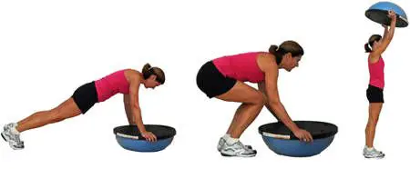 do burpees with a bosu ball