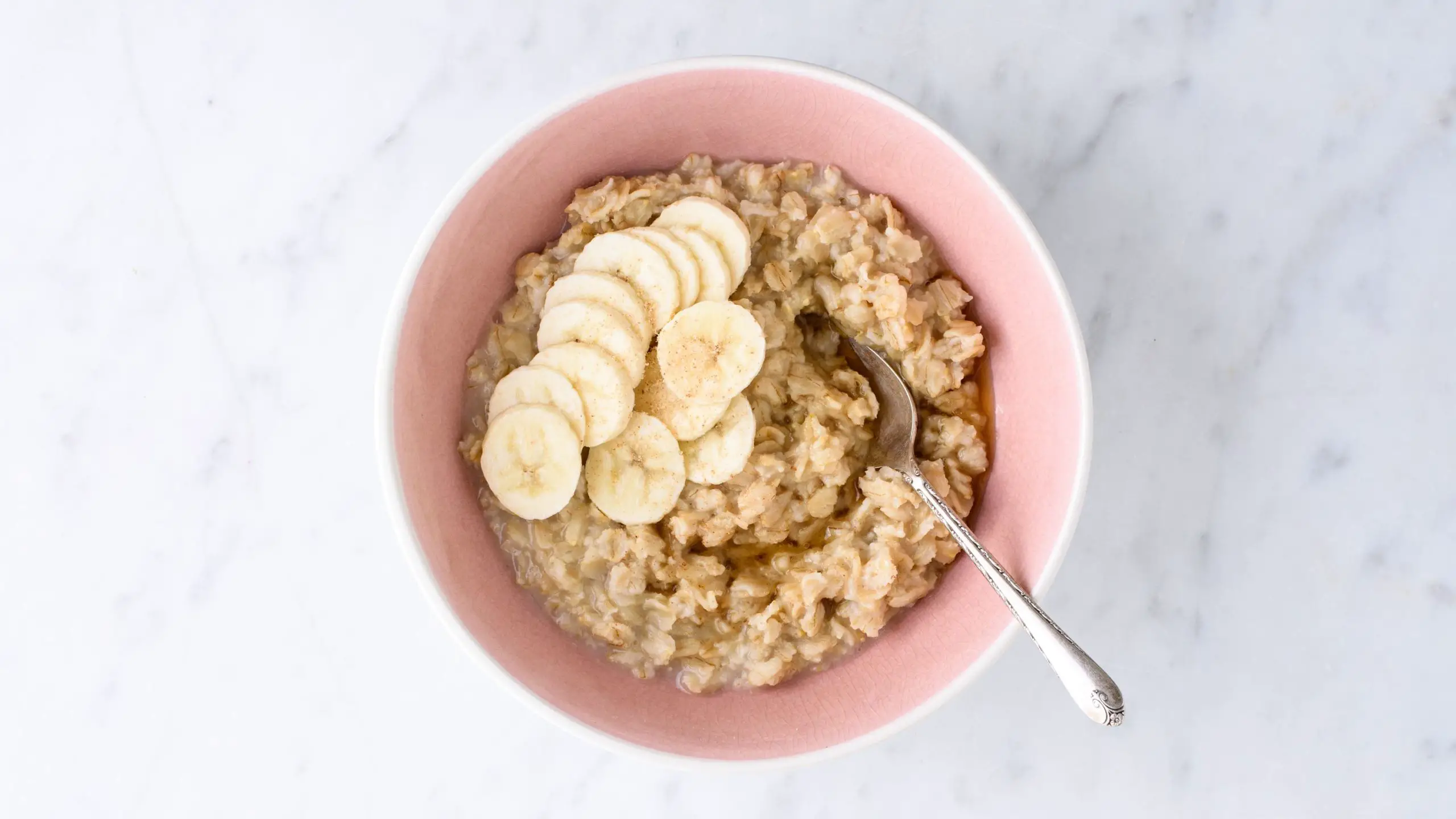oatmeal with banana before a workout