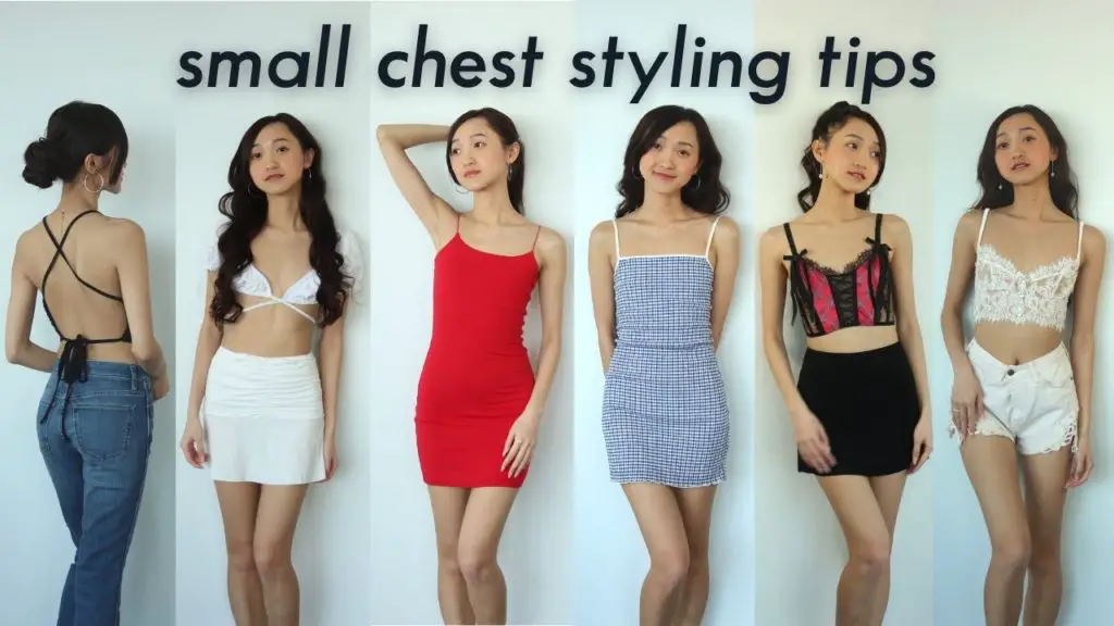 women giving tips about styling for flat chest