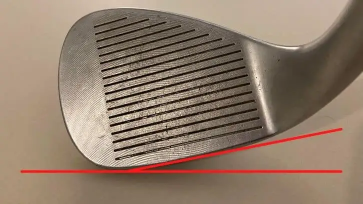 change of angle when you use a shortened club